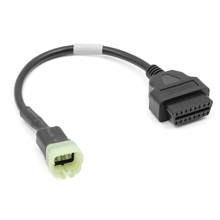 Cavo Adattatore OBD2 Da 16 Pin A 6 Pin Per Moto - Scanner Diagnostico Per Biciclette E Motocicli
