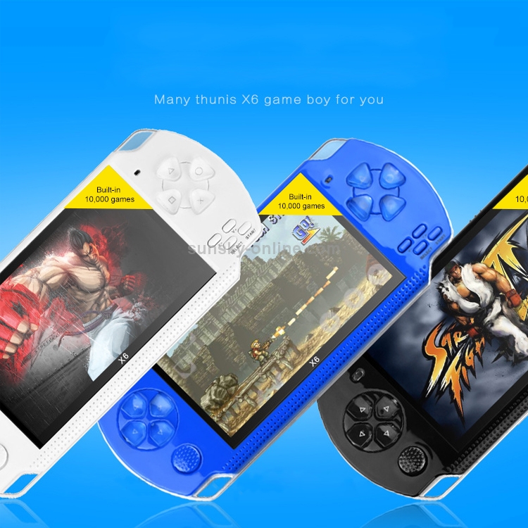 Console de jeu portable - YIBUJIAZU - X12 Plus - Écran HD 7 pouces - 10 000 jeux intégrés - 16 Go de ROM - Jeux vidéo