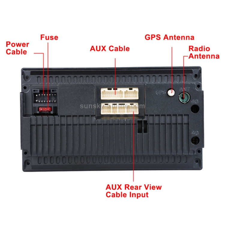 RK-A716 7インチユニバーサルアンドロイド8.1カーラジオレシーバーMP5