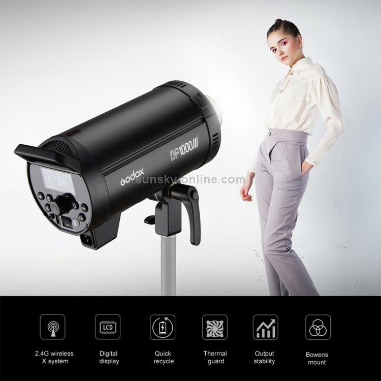 GODOX DP1000IIIスタジオフラッシュライト1000WSボウエンスマウント
