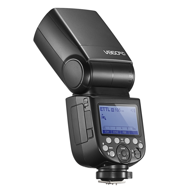 Godox V860 III-C 2.4GHz Wireless TTL II HSS Flash Speedlite for Canon(Black) - 1