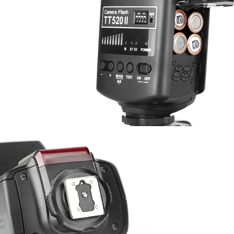 Godox TT520II 433MHZ Wireless 1/300s-1/2000s HSS Flash Speedlite Camera Top Fill Light for Canon / Nikon DSLR Cameras(Black) - 4