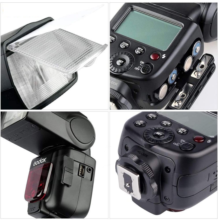 Godox TT600 2.4GHz Wireless 1/8000s HSS Flash Speedlite Camera Top Fill Light for Canon / Nikon DSLR Cameras(Black) - 4