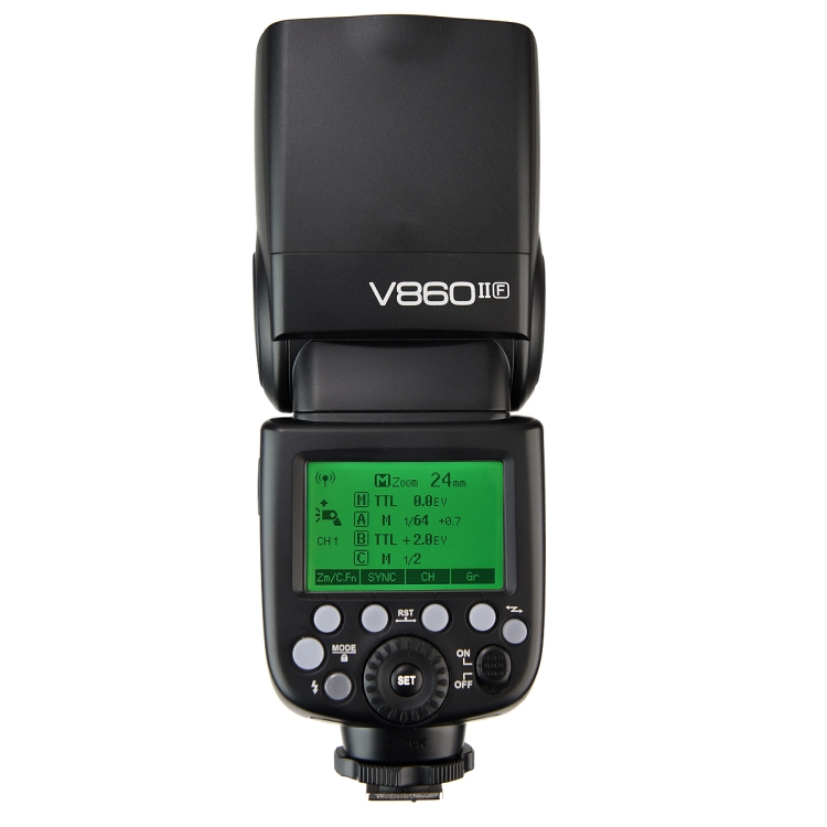 Godox V860IIF 2.4GHz Wireless 1/8000s HSS Flash Speedlite Camera Top Fill Light for Fujifil DSLR Cameras(Black) - 4