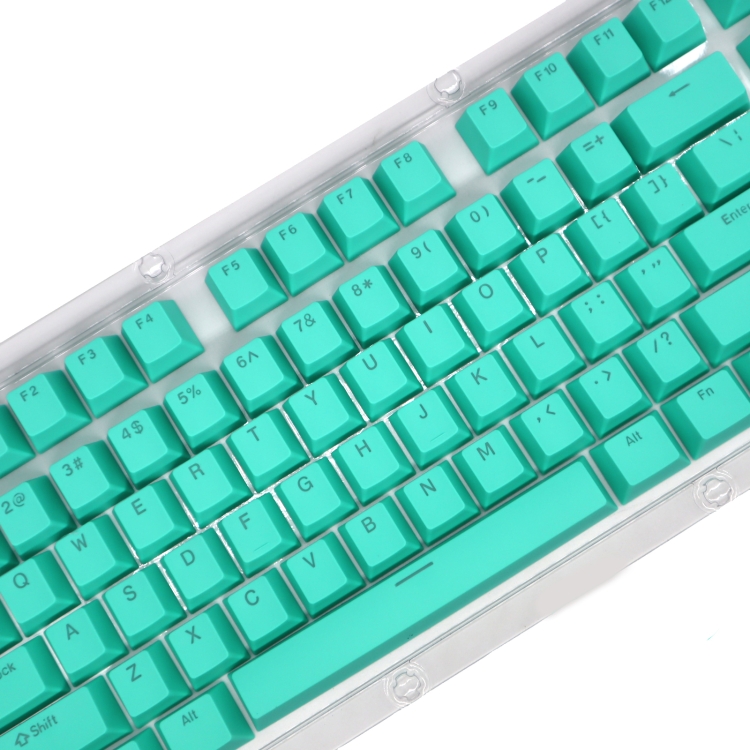 HXSJ P9 104キーPBTカラーメカニカルキーボードキーキャップ（ミント