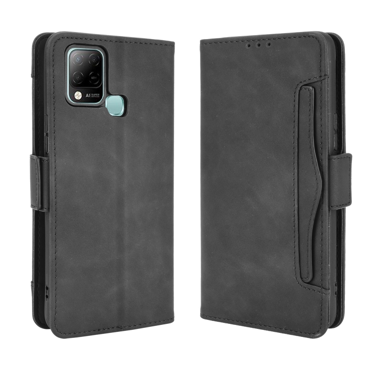 RanTuo Cover per Infinix Hot 10s Etui Custodia, con Slot per Schede, Staffa Incorporata, Custodia Flip Cover in Pelle PU per Infinix Hot 10s.(Rosso