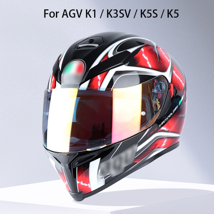 Motorcycle Helmet Visor Anti-UV Wind Shield Lens For AGV K1 / K3SV / K5 (Transparent) Motorcycle Helmet Visor Anti-UV Wind Shield Lens For AGV K1 / K3SV / K5 (Transparent)