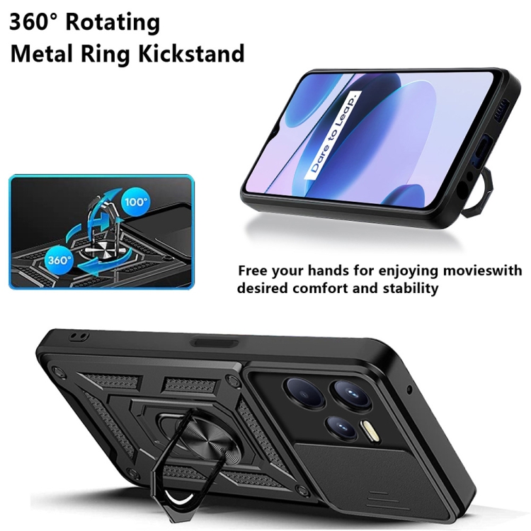 Cover per Realme C35, Custodia Trasparente Gradiente