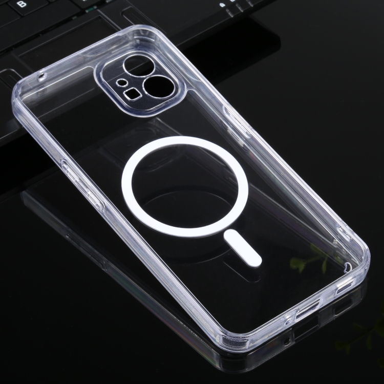 For Nothing Phone 1 Magsafe Clear Acrylic Four Corner Airbags TPU Phone Case (Transparent) For Nothing Phone 1 Magsafe Clear Acrylic Four Corner Airbags TPU Phone Case (Transparent)