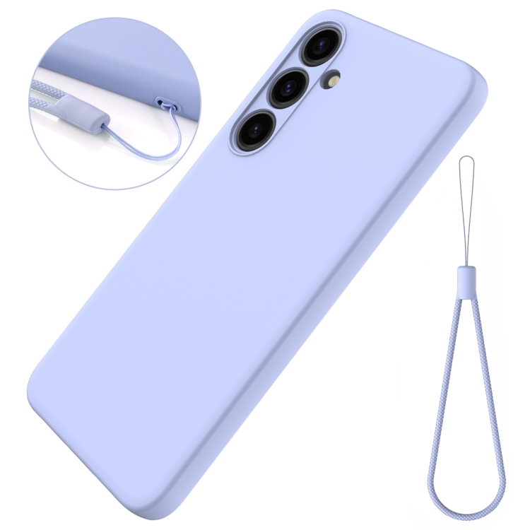 Samsung Galaxy S24 5G用 ソリッドカラー リキッドシリコン 耐衝撃 