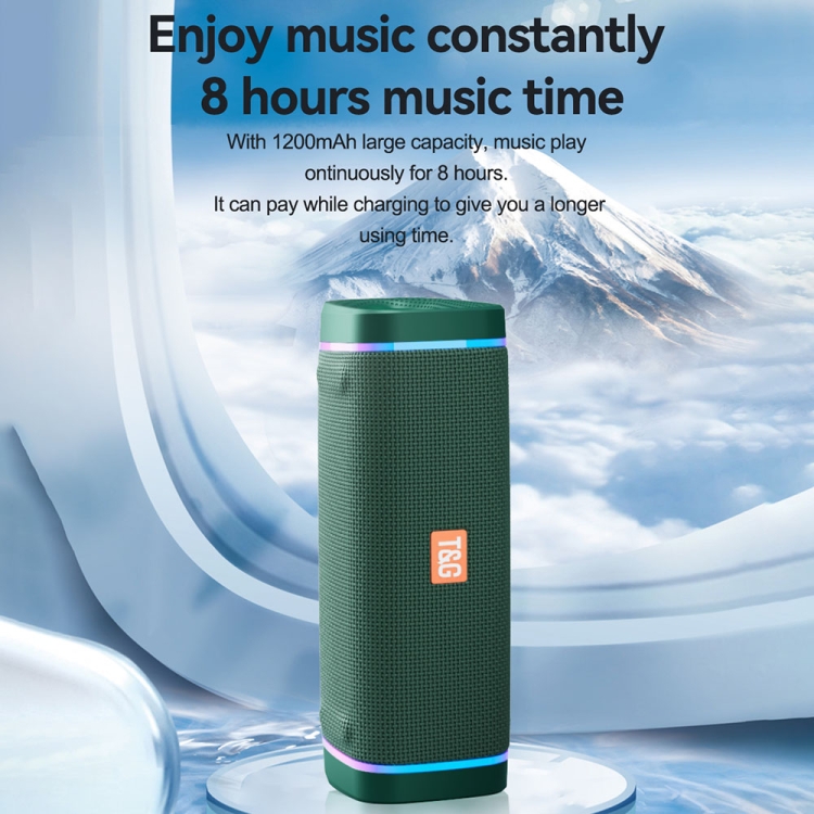 T&G TG375 Outdoor Portable LED Light RGB Wireless Bluetooth Speaker ...