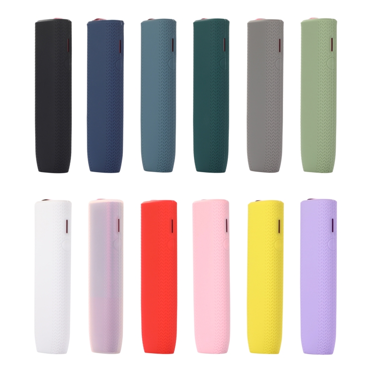 Pour tui de protection antichoc en silicone pour cigarette lectronique  IQOS ILUMA ONE (bleu fonc)