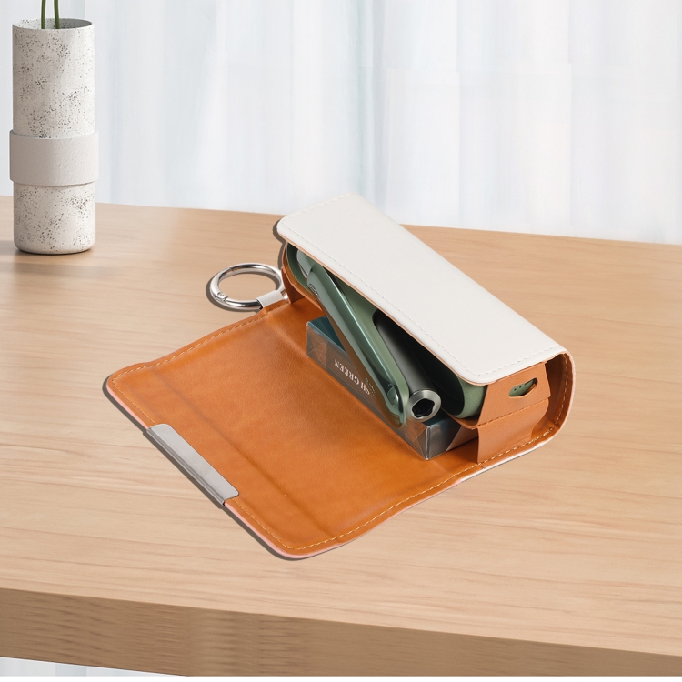 Pour IQOS ILUMA Sac de rangement portable pour cigarette lectronique de  couleur contrastante avec boucle de suspension (bleu + bleu denim)