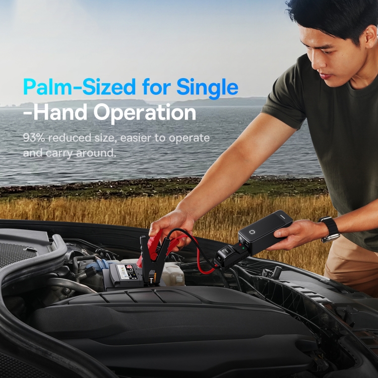 倍思 CH006 超能量Alpha 應急啟動電源 600A(星際黑) - 4