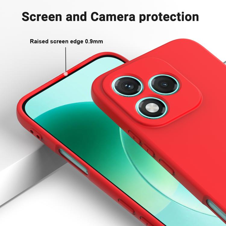 Cover MAOGE Per Honor Magic4 Lite 5G | Anti-Caduta Militare, Paraurti In TPU Morbido Con Supporto Pieghevole Nascosto (Rosso)