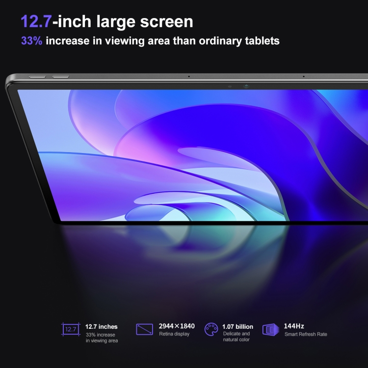 Lenovo Androidタブレット 本体 12.7 12GB+256GB Lenovo Pad Pro 12.7 インチ WiFi タブレット、8GB+256GB、Android 13