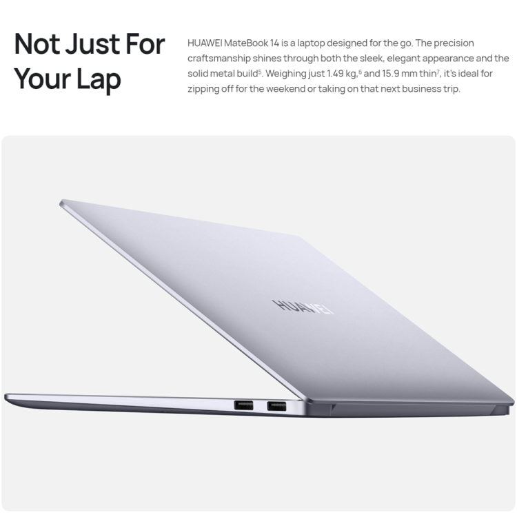 HUAWEI MateBook 14 Laptop, 16GB+512GB, 14 inch Touch