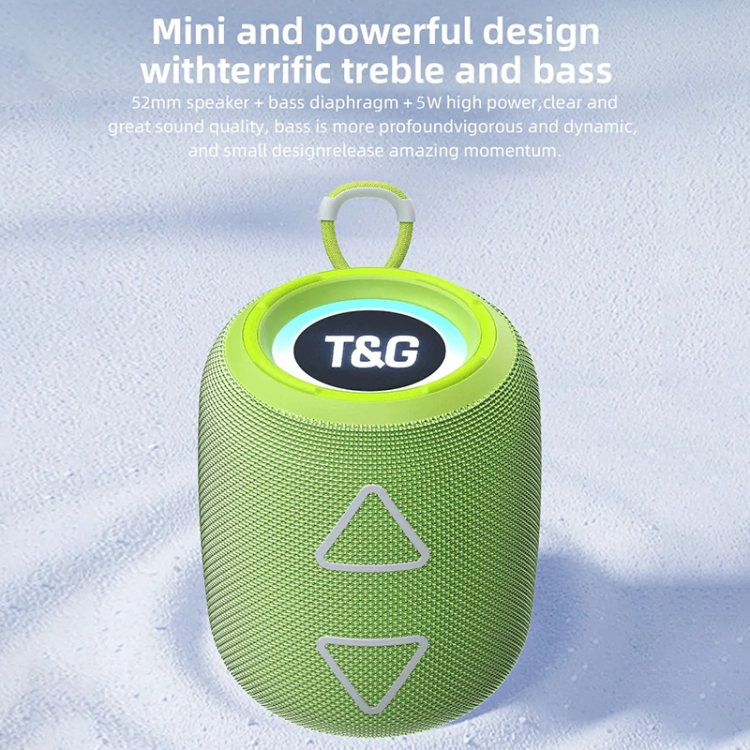 T&G TG655 Outdoor Portable TWS Wireless Bluetooth Speaker LED Light ...