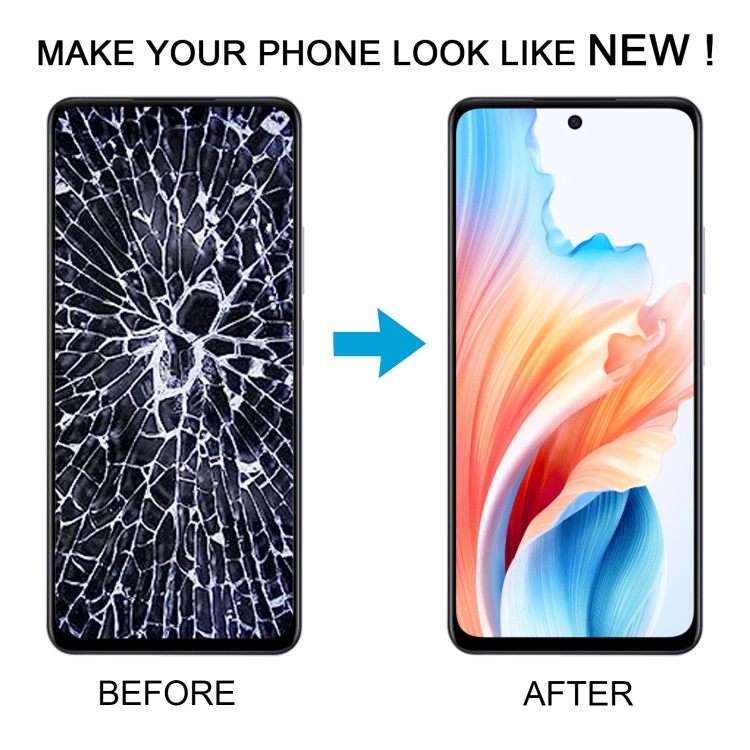 Ecran complet oled vitre tactile Châssis Oppo A77 5G Noir