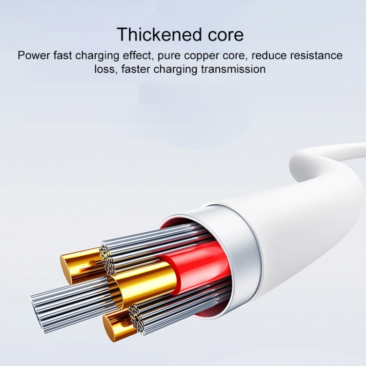 ⁧كابل بيانات Yesido CA120L 2A USB إلى USB-C / Type-C للشحن السريع، الطول: 1 متر⁩ - 2