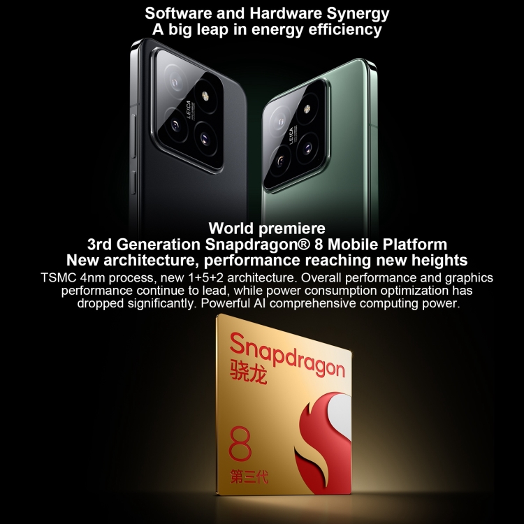 Xiaomi 14、16GB+512GB、6.36インチXiaomi HyperOS Snapdragon 8 Gen 3