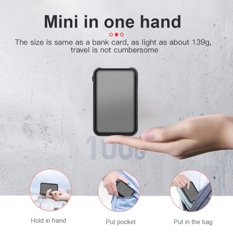 JNN Q75 Magnetic Smart Voice Recorder, Memory:4GB(Black)