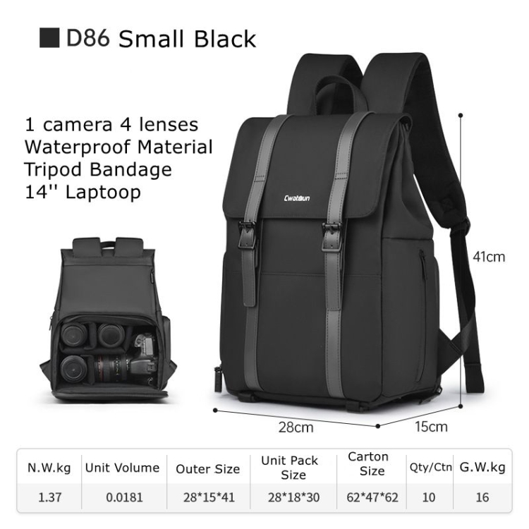 15 laptop dslr backpack Camera Backpack Camera Bag Waterproof fits 15 inch Laptop/Tripod/Lense main image 1