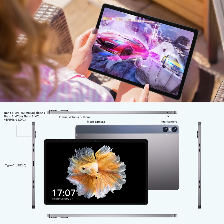 BMAX MaxPad i11 Power, 8GB+256GB , 11 inch Android 14 OS MediaTek