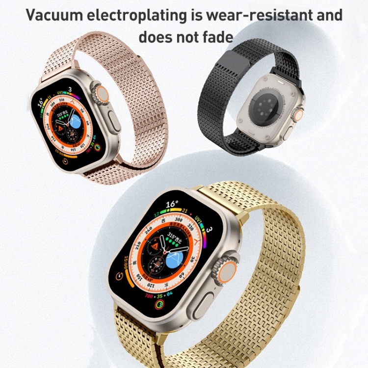 Apple Watch Series 7用 41mm ミラネーゼループ磁気クラスプステンレス
