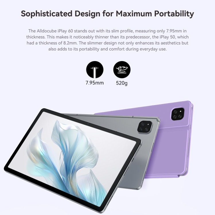 ALLDOCUBE iPlay 60 4G LTE Tablet PC, 4GB+128GB, 11 inch