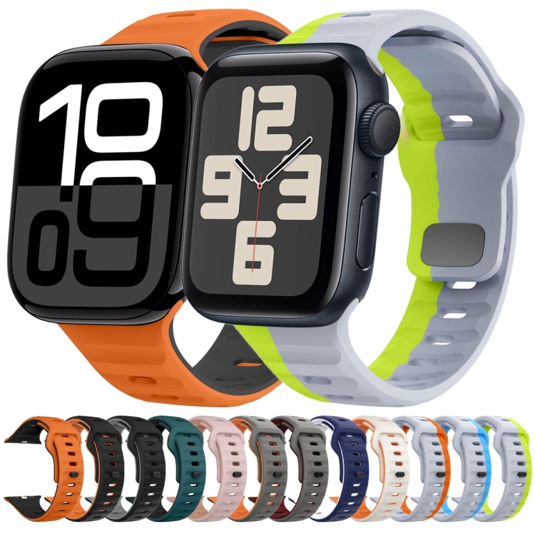 Apple Watch Series 10 46mm ウェーブテクスチャー リバースバックル 