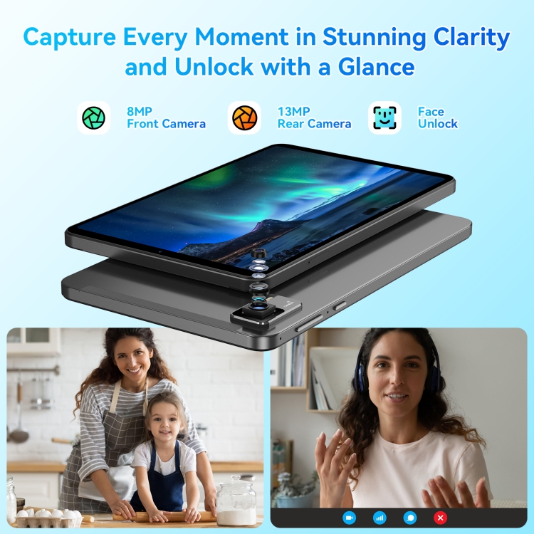 HEADWOLF Fpad5 4G LTE Tablet PC, 8GB+128GB, 8.4 inch Android 14