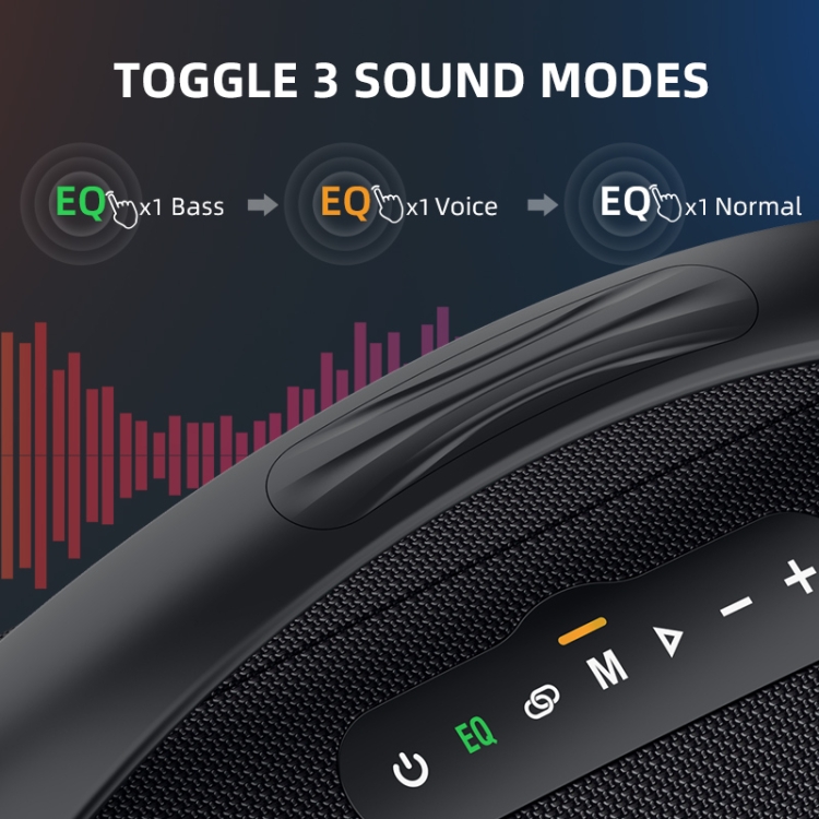 Zealot S97 80W 屋外ポータブル RGB ライト Bluetooth スピーカー (ブルー)