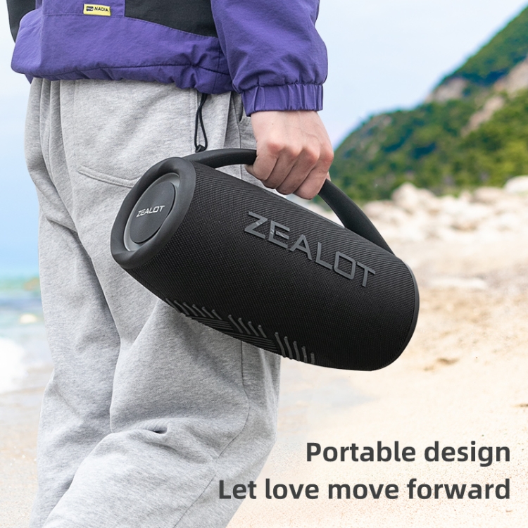 Zealot S97 80W 屋外ポータブル RGB ライト Bluetooth スピーカー (ブルー)