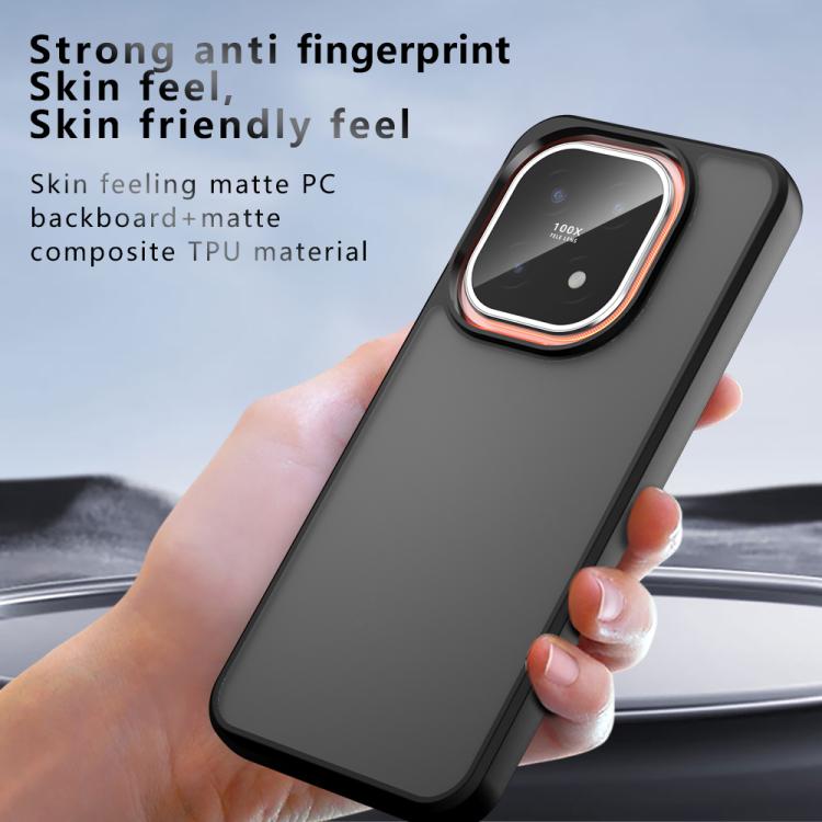 For vivo iQOO 15 Armor Big Pore PC Hybrid TPU Phone Case(