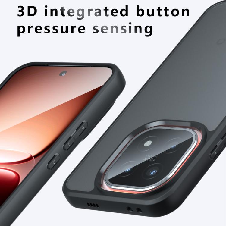 For vivo iQOO 15 Armor Big Pore PC Hybrid TPU Phone Case(