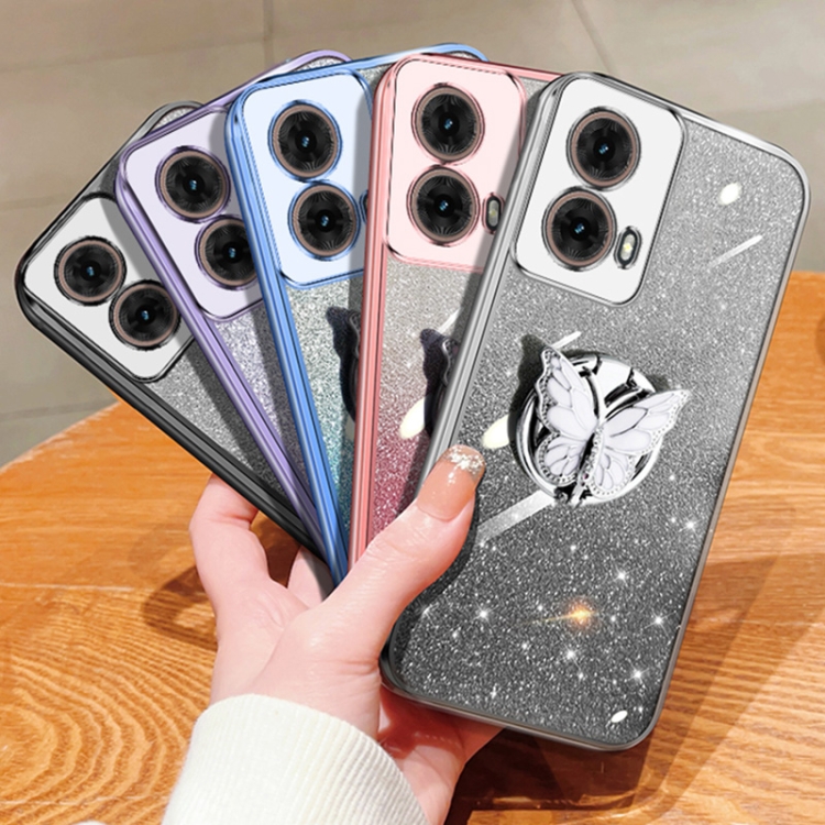 ILING Cover per Motorola Moto G85 5G, Design a Onde e Airbag Antiurto Morbido Liquido Silicone TPU Bumper Custodia, Ultrasottile Matte Skin Feel Case