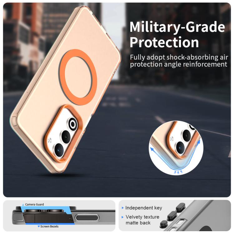OPPO A5 5G用 Global Candy Magsafe PC ハイブリッド TPU 携帯ケース