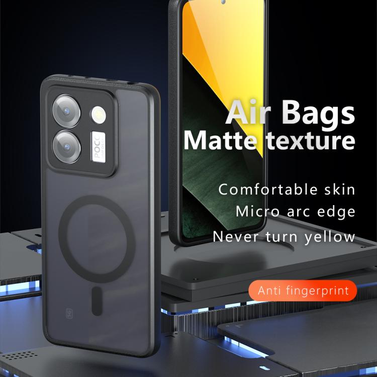 Xiaomi Poco M7 Pro 5G用 Armor MagSafe PC ハイブリッド TPU 携帯