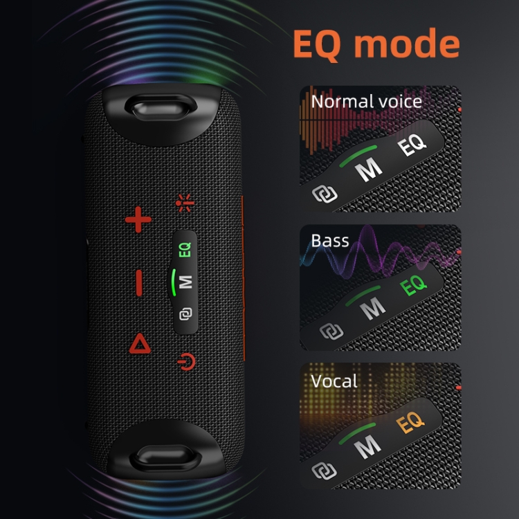 Zealot S85M 50W 屋外用ポータブル Bluetooth スピーカー マイク付き