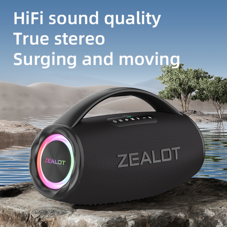 Zealot S97M 80W Outdoor Portable RGB Bluetooth Speaker