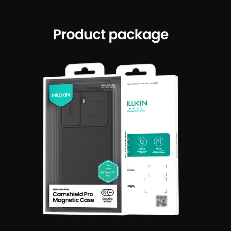 Xiaomi Poco X7 Pro用 NILLKIN CamShield Pro マグネット式PC 