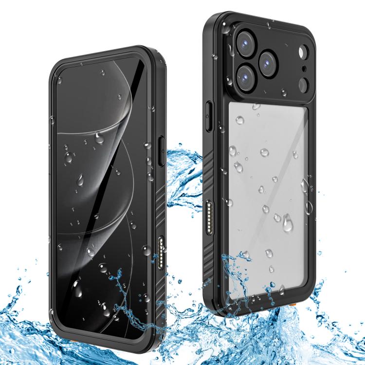 For iPhone 17 Pro Max RedPepper Waterproof Phone Case(Black) - 3