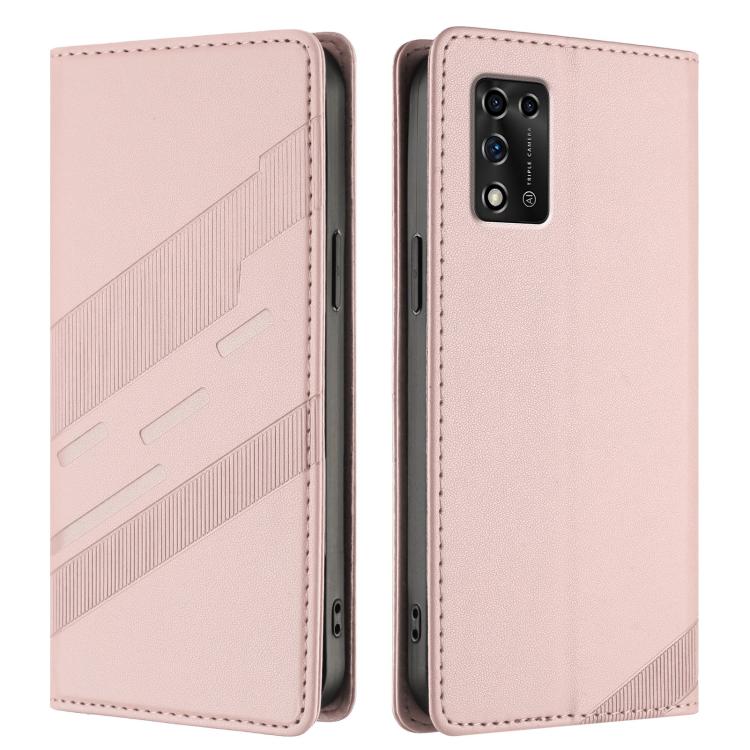 For ZTE Libero 5G II / A103ZT Embossed Multi-functional Wallet
