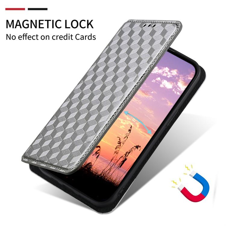 Redmi Note 14 4G 164.84mm キュービックグリッドテクスチャフリップ