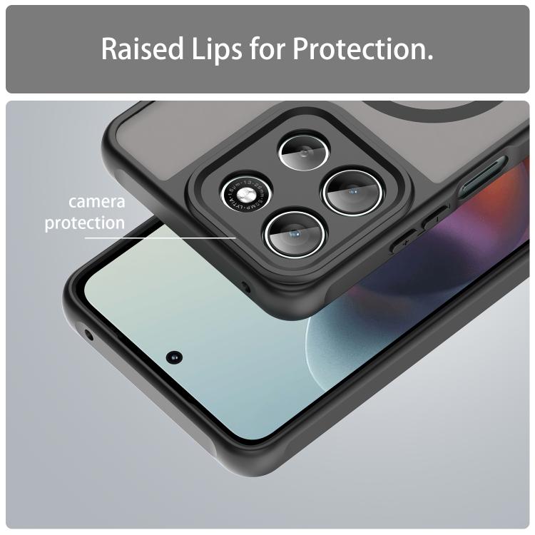 Motorola Moto G66y 5G Fan Dunシリーズ用 TPUハイブリッドPCフロスト