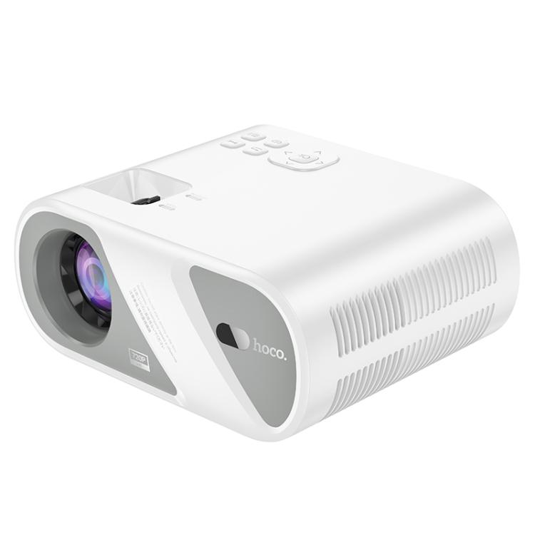 Hoco Dt1 1280X720P 140Ansi Wifi Bluetooth Wireless Projector Same Screen Version, Eu Plug(White) - 1