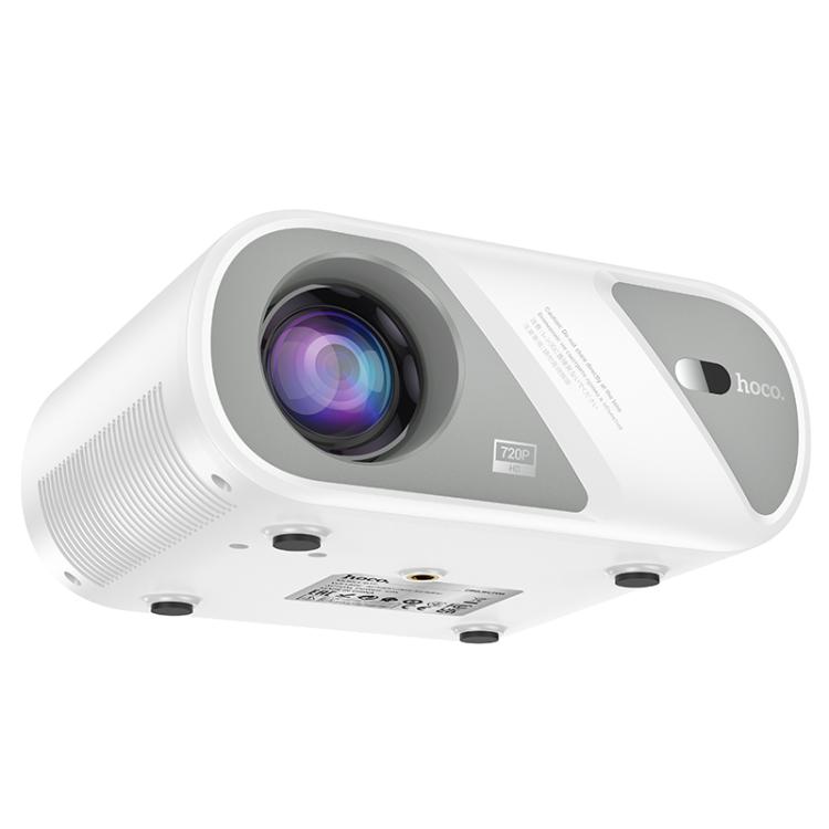 Hoco Dt1 1280X720P 140Ansi Wifi Bluetooth Wireless Projector Same Screen Version, Eu Plug(White) - 2