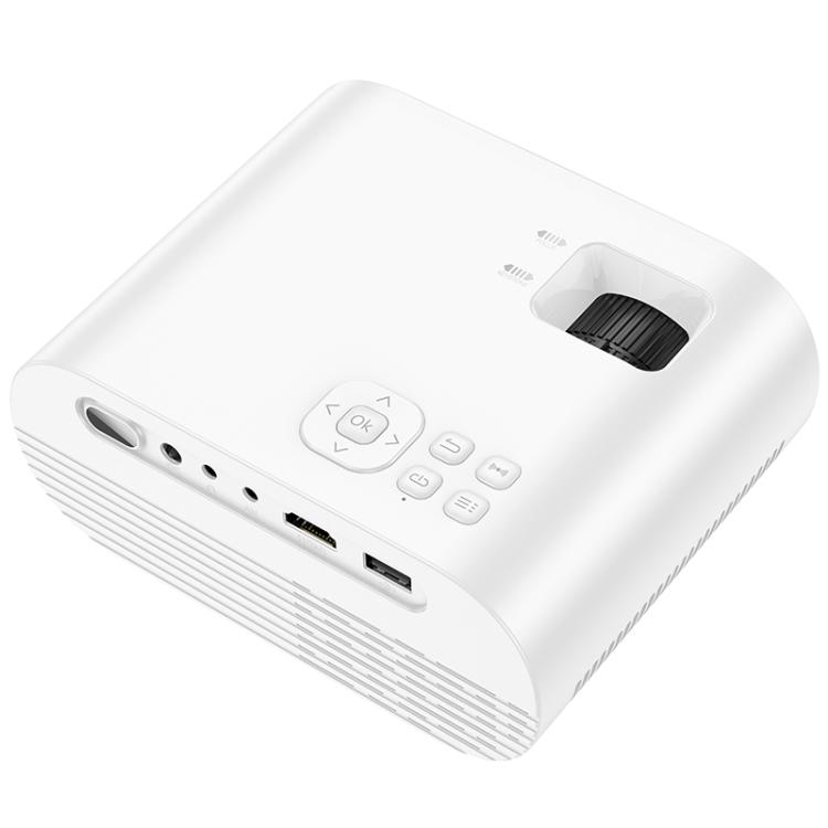 Hoco Dt1 1280X720P 140Ansi Wifi Bluetooth Wireless Projector Same Screen Version, Eu Plug(White) - 3