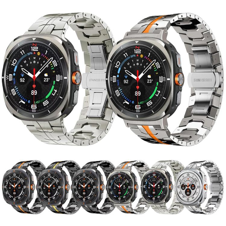 Samsung Galaxy Watch 8 / Watch 8用 クラシック バタフライバックル